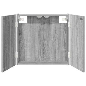 vidaXL Cabinet pentru ținte de darts Sonoma gri 56 x 12 x 53,5 cm