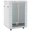 vidaXL Dulap de server, 15U, 19" IP20, gri, 60x45x86 cm