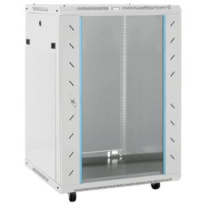 vidaXL Dulap de server, 15U, 19" IP20, gri, 60x45x86 cm
