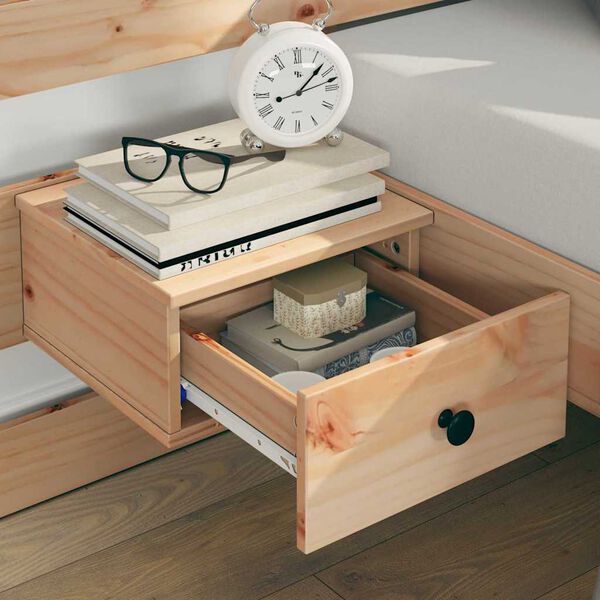 vidaXL Cadru de pat cu headboard Maro 180 x 200 cm Lemn de pin masiv