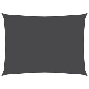 vidaXL P&acirc;nză parasolar antracit 3x5 m țesătură oxford dreptunghiular