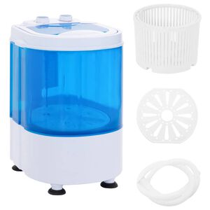 vidaXL Mașină de spălat mini, cuvă simplă, 2,6 kg