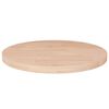 vidaXL Blat de masă rotund, &Oslash;30x2,5 cm, lemn masiv stejar netratat
