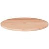 vidaXL Blat de masă rotund, &Oslash;50x1,5 cm, lemn masiv stejar netratat