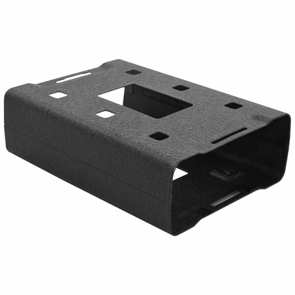 vidaXL Seif pentru mașină cu blocare Negru 22 x 16 x 7 cm Oțel