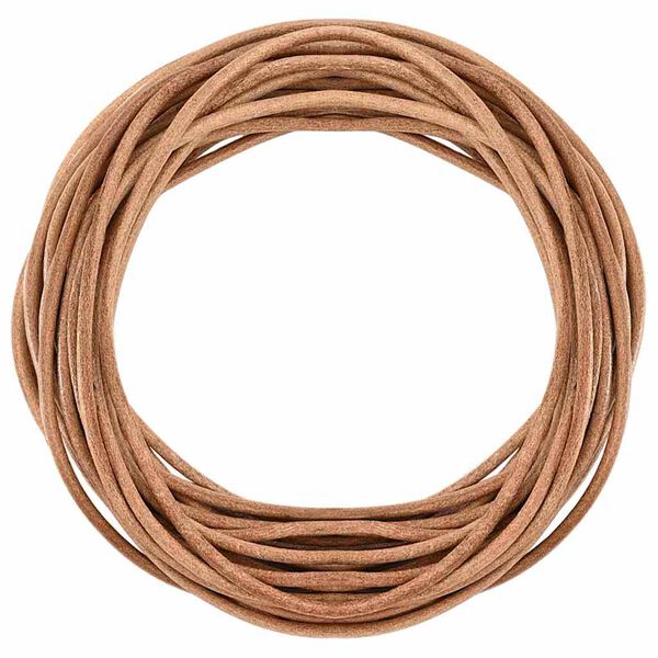 vidaXL Cord din Piele Maro &Oslash;2,5 mm x 50 m Piele