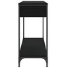 vidaXL Măsuță consolă, negru, 100x34,5x75 cm, lemn compozit