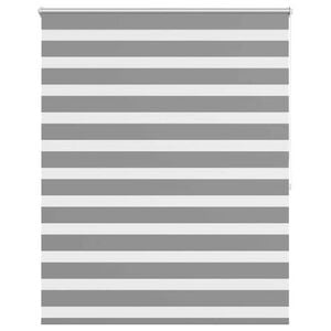 vidaXL Jaluzea Zebră 140,9x175 cm Lățime material 136,7 cm gri