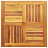 vidaXL Blat de masă pătrată, 70x70x2 cm, lemn masiv de acacia