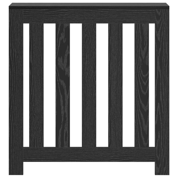 vidaXL Capac pentru radiator Stejar Negru 78 x 20 x 82 cm