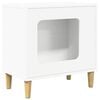 vidaXL Casa pentru pisici Alb 51 x 30 x 52 cm Lemn prelucrat
