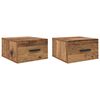 vidaXL Dulap de noapte 2 buc. 35 x 35 x 20 cm Lemn prelucrat