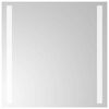 vidaXL Oglindă de baie cu LED, 40x40 cm