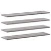 vidaXL Rafturi de perete, 4 buc., gri sonoma, 80x20x1,5 cm, lemn