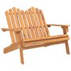vidaXL Bancă de grădină Adirondack cu perne 126 cm, lemn masiv acacia