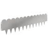 vidaXL Margine pentru gazon 20 pcs 103 x 25 cm Oțel Argintiu