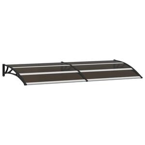 vidaXL Copertină de ușă, negru, 200 x 75 cm, PC