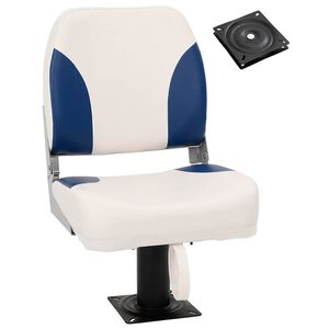vidaXL Scaun barcă, cu piedestal pivotant la 360&deg;