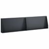 vidaXL Zid de sprijin 2 buc. 80 x 12 x 40 cm Oțel Antracit