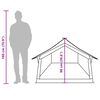 vidaXL Cort camping pentru 2 persoane, camuflaj, impermeabil