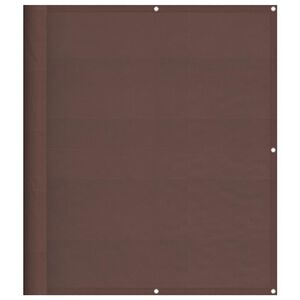 vidaXL Paravan de balcon, maro, 120x700 cm, 100% poliester oxford