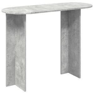 vidaXL Masă de consolă Gri Beton 100 x 39,5 x 75 cm Lemn prelucrat