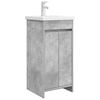 vidaXL Mobilă de baie cu chiuvetă Gri Beton 42 x 40 x 84,5 cm