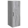 vidaXL Dulap montat pe perete Sonoma gri 33 x 34,5 x 90 cm