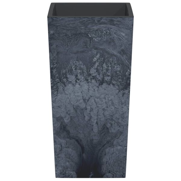 vidaXL Jardinieră cu interior detașabil, antracit, 21 / 49 L, PP beton