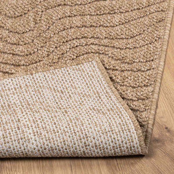 vidaXL Covoare de zonă Moir&eacute; HUARTE natural 200 x 200 cm Poliester