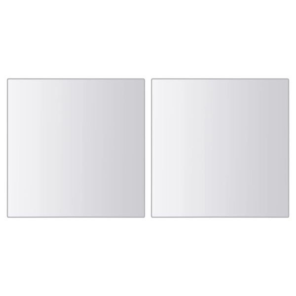 vidaXL Plăci de oglindă, 48 buc., sticlă, pătrat