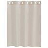 vidaXL Cortină din Voile 2 pcs Nisipiu 140 x 140 cm Poliester