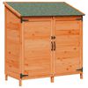 vidaXL Sălaș de grădină Maro 106,5 x 56 x 113,5 cm Lemn de Brad Solid