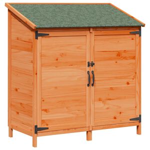 vidaXL Sălaș de grădină Maro 106,5 x 56 x 113,5 cm Lemn de Brad Solid