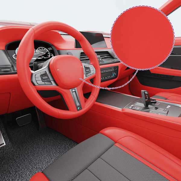 vidaXL Folii auto, 2 buc., roșu mat, 100x150 cm + 50x150 cm