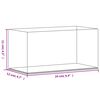 vidaXL Cutie de prezentare, transparent, 24x12x11 cm, acril