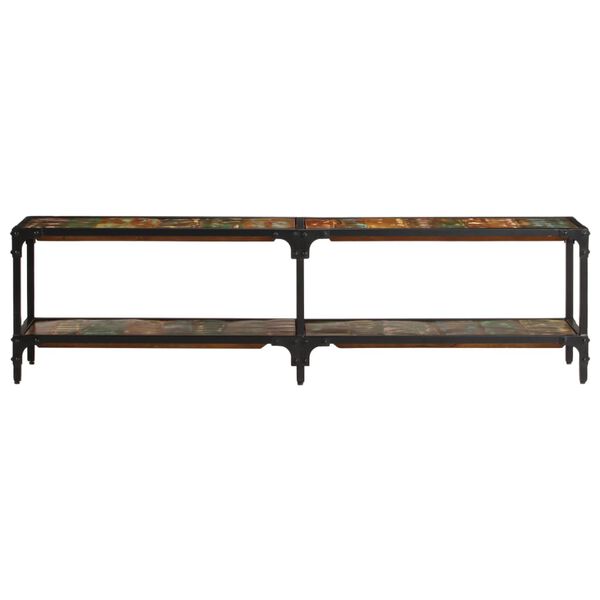 vidaXL Comodă TV, 150x30x41 cm, lemn masiv reciclat