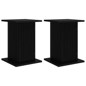 vidaXL Suport pentru plante 2 buc. Negru 30,5 x 30 x 43 cm