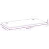 vidaXL Blat de birou, 80x40x1,5 cm, bambus