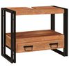 vidaXL Dulap pentru toaletă Maro 71 x 33 x 58 cm Lemn Solid de Acacia