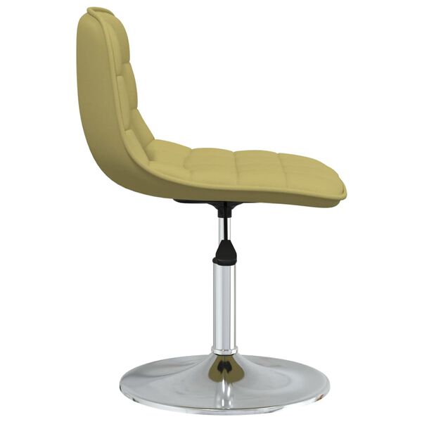 vidaXL Scaun de bar, verde, material textil