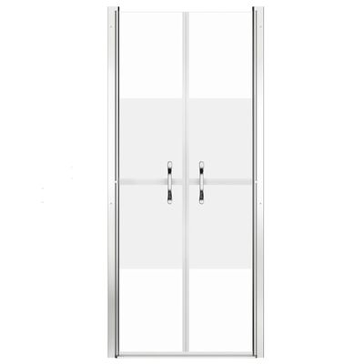 vidaXL Ușă cabină de duș, jumătate mat, 91 x 190 cm, ESG