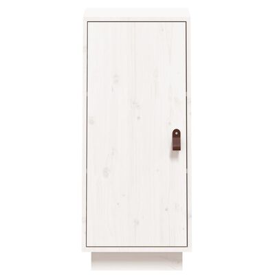 vidaXL Servantă, alb, 34x40x75 cm, lemn masiv de pin