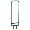 vidaXL Aerator gazon 5 tije tubulare, verde oțel vopsit electrostatic