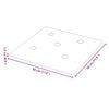 vidaXL Tăblie de Pat pentru Perete 12 pcs Maro 30 x 30 cm