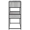 vidaXL Măsuță consolă, gri sonoma, 90x35x80 cm, lemn prelucrat