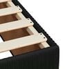 vidaXL Pat box spring cu saltea, negru, 140x200 cm, catifea