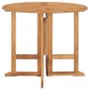 vidaXL Set mobilier de exterior pliabil, 5 piese, lemn masiv de tec