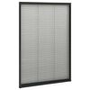 vidaXL Plasă insecte plisse pentru ferestre antracit 80x160cm aluminiu