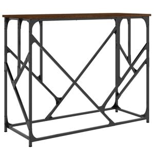 vidaXL Măsuță consolă, stejar maro, 100x40x80 cm, lemn prelucrat